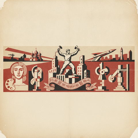 Composition d inspiration constructiviste russe, formes geometriques rouge noir et beige