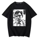 T-SHIRT PORTRAIT JEUNE ÉLÉGANCE (NOIR)