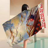 Serviette "Aviation et Gloire Soviétique"
