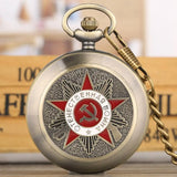 MONTRE POCHE VINTAGE "EMBLÈME DE L'URSS"