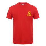 T-shirt Soviet Flag Hammer Sickle