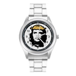 MONTRE VISAGE ICONIQUE NOIR & OR