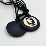 COLLIER PENDENTIF RÉSINE RONDE