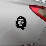 STICKER CHE GUEVARA PORTRAIT NOIR BLANC VINYLE AUTOCOLLANT