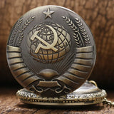 VINTAGE SOVIET GOLD AND SILVER POCKET WATCH