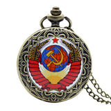 MONTRE POCHE VINTAGE "EMBLÈME DE L'URSS"