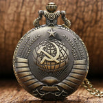 VINTAGE SOVIET GOLD AND SILVER POCKET WATCH