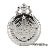VINTAGE SOVIET GOLD AND SILVER POCKET WATCH