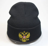 Muts Geborduurd Wapen van de USSR Zwart
