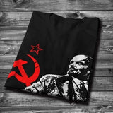 T-shirt Communiste Lénine Symbole Rouge