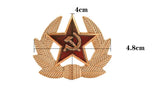 PIN ESTRELLA ROJA METAL ORO CCCP 3.5CM