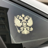 STICKER METAL AIGLE BICEPHALE RUSSE DORE VOITURE