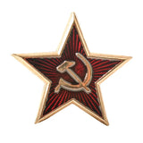 PIN ESTRELLA ROJA METAL ORO CCCP 3.5CM