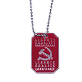 Collier Communiste Vintage Rouge