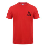 T-shirt Soviet Flag Hammer Sickle