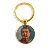 SLEUTELHANGER USSR WITTE STER HAMER EN SIKKEL VINTAGE