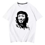 T-SHIRT CHE GUEVARA "MASCARA GUY FAWKES"