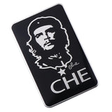 STICKER CHE GUEVARA PLAQUE ALUMINIUM 3D PORTRAIT RELIEF ROUGE
