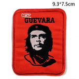 ECUSSON CHE GUEVARA PORTRAIT ROUGE FOND NOIR 6X9CM