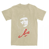 T-SHIRT IN COTONE CUBA DI CHE GUEVARA RETRO POLITICAL REVOLUTION