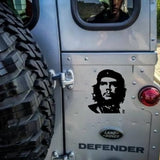 ADESIVO RITRATTO DI CHE GUEVARA ADESIVO IN VINILE CON SFONDO NERO