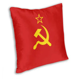 KISSENBEZUG UDSSR SICHELHAMMER GOLD STAR REINE ROTE FLAGGE