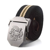 CEINTURE TOILE AIGLE IMPÉRIAL RUSSE 20 COLORIS