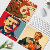 ALFOMBRILLA RATÓN STALIN RETRATO POSTER ROJO AZUL