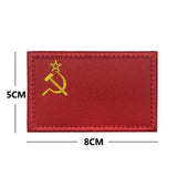 ECUSSON MARINE GUERRE URSS DRAPEAU BLANC BLEU ETOILE ROUGE