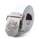 CEINTURE TOILE AIGLE IMPÉRIAL RUSSE 20 COLORIS