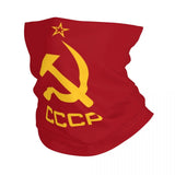 CACHE-COU CCCP MARTEAU & FAUCILLE JAUNE