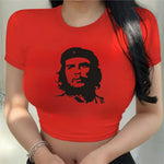 T-SHIRT COURT CHE GUEVARA FEMME