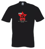 T-SHIRT KGB HARD AS STEEL ETOILE ROUGE