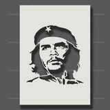 DIPTYQUE POSTER CHE GUEVARA DOPPELSCHABLONE SCHWARZ UND WEISS