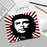 MUISMAT CHE GUEVARA TWEEKLEURIG SILHOUET ROOD ZWART DIAGONAAL