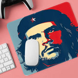 MUISMAT CHE GUEVARA HOPE STIJL DRIEKLEUR BLAUW BEIGE ROOD