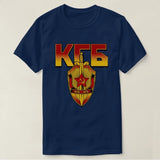CAMISETA KGB EMBLEMA VCK KGB ORO ROJO