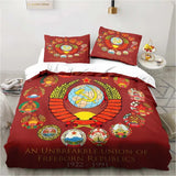 SET LETTO CCCP PROPAGANDA KREMLIN OTTOBRE GLORIA