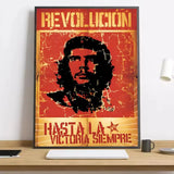 POSTER CHE GUEVARA REVOLUKION HASTA LA VICTORIA