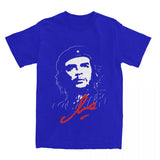 T-SHIRT IN COTONE CUBA DI CHE GUEVARA RETRO POLITICAL REVOLUTION