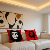 CHE GUEVARA DOUBLE SIDED CUSHION COVER BLACK PORTRAIT DARK BACKGROUND