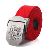 CEINTURE TOILE AIGLE IMPÉRIAL RUSSE 20 COLORIS