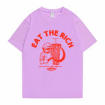 T-Shirt Karl Marx "Eat the Rich"