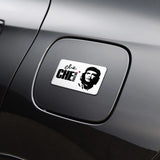 STICKER CHE GUEVARA PLAQUE ALUMINIUM 3D PORTRAIT RELIEF DORE