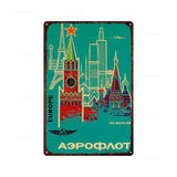 METALEN BORD DOOD VAN STALIN FILMPOSTER VINTAGE ROOD