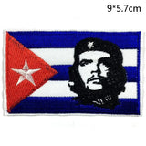 ECUSSON CHE GUEVARA PORTRAIT ROUGE FOND NOIR 6X9CM