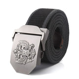 CEINTURE TOILE AIGLE IMPÉRIAL RUSSE 20 COLORIS