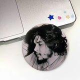 PIN INSIGNIA MACARON CHE GUEVARA CUBA BANDERA REDONDA FONDO VERDE
