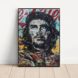 POSTER CHE GUEVARA AQUAREL WOORDENBOEK KLEURRIJK