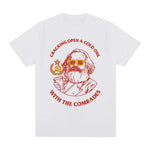 T-Shirt Karl Marx "Cracking Open a Cold One"